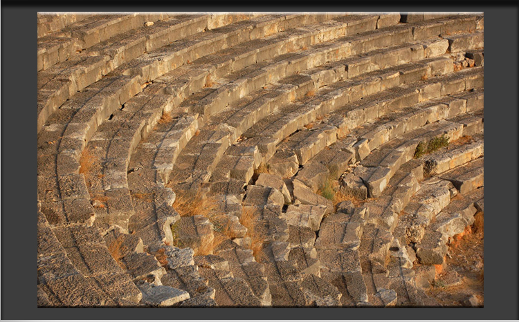 Antique Theater in Kas, Detail Image