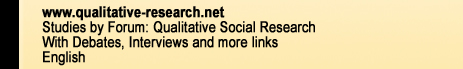 FQS Forum Qualitative Sozialforschung / Qualitative Social Research